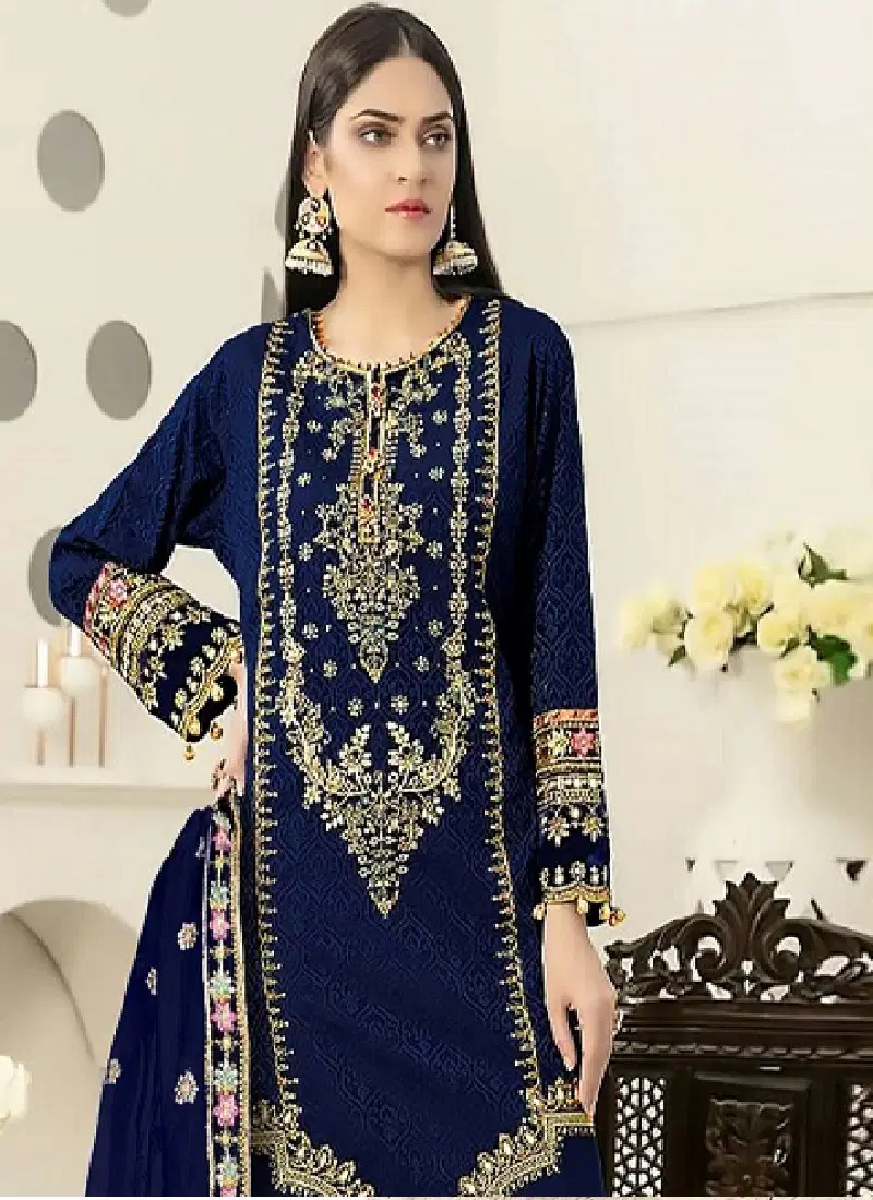 Mah E Rooh 4164 Velvet Embroidered Salwar Kameez Collection